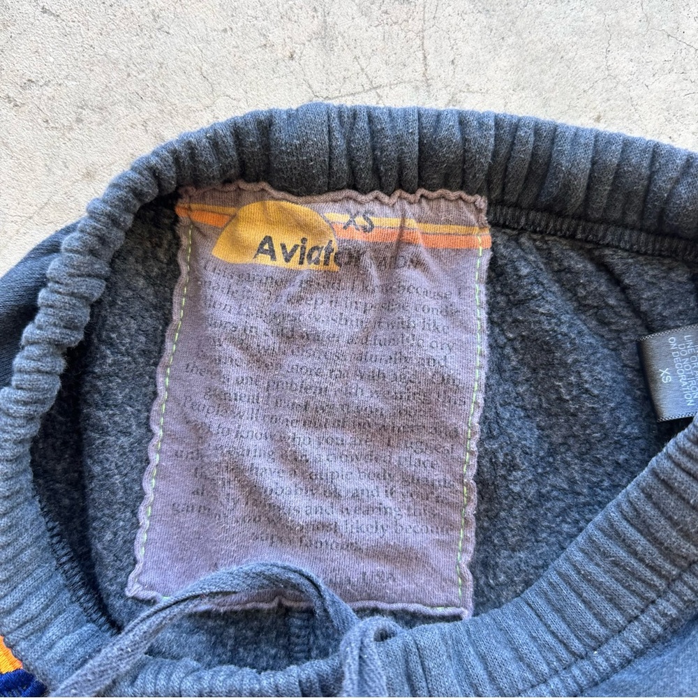 Aviator Nation Blue Striped Sweatpants - Picture 3 of 7